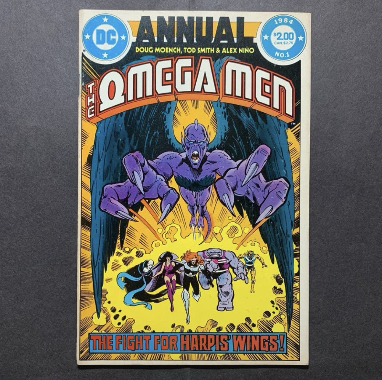 Omega men annual 1/ copper age de comics 1984