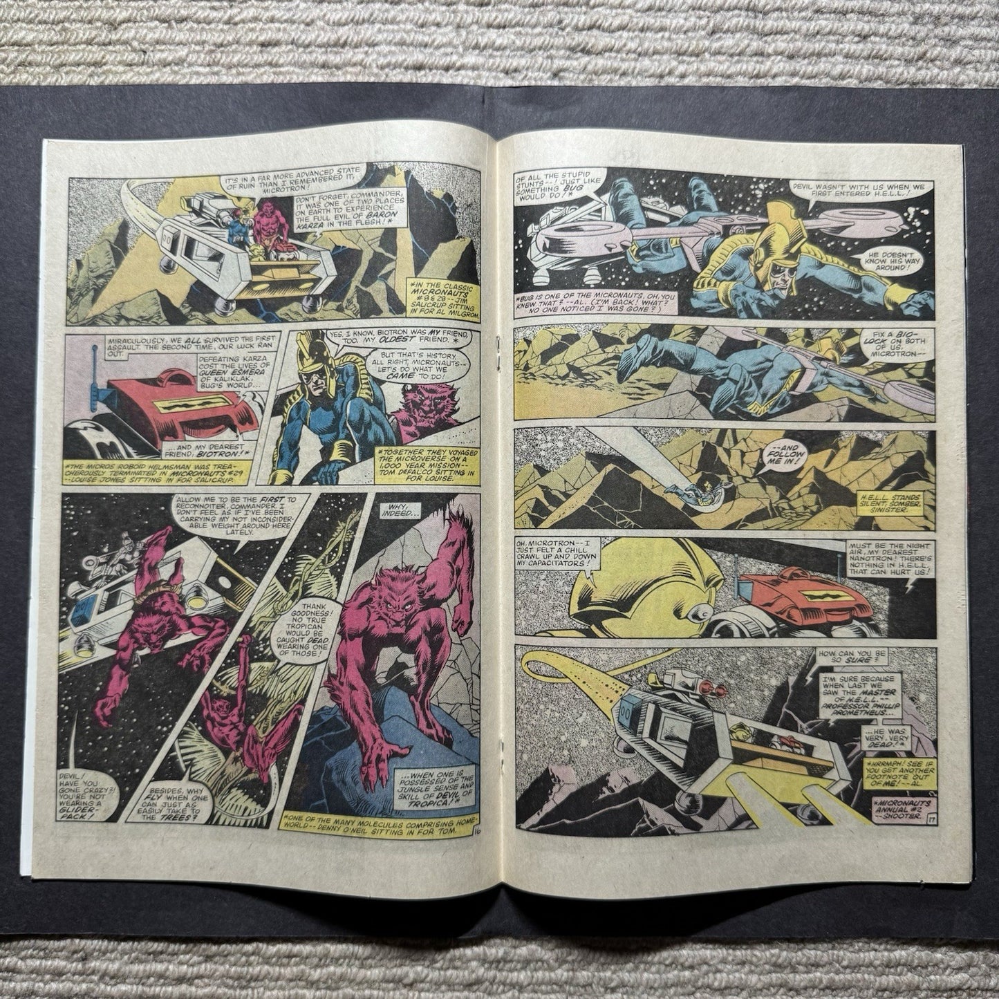 Micronauts 43 - Bronze Age Marvel Comics 1982
