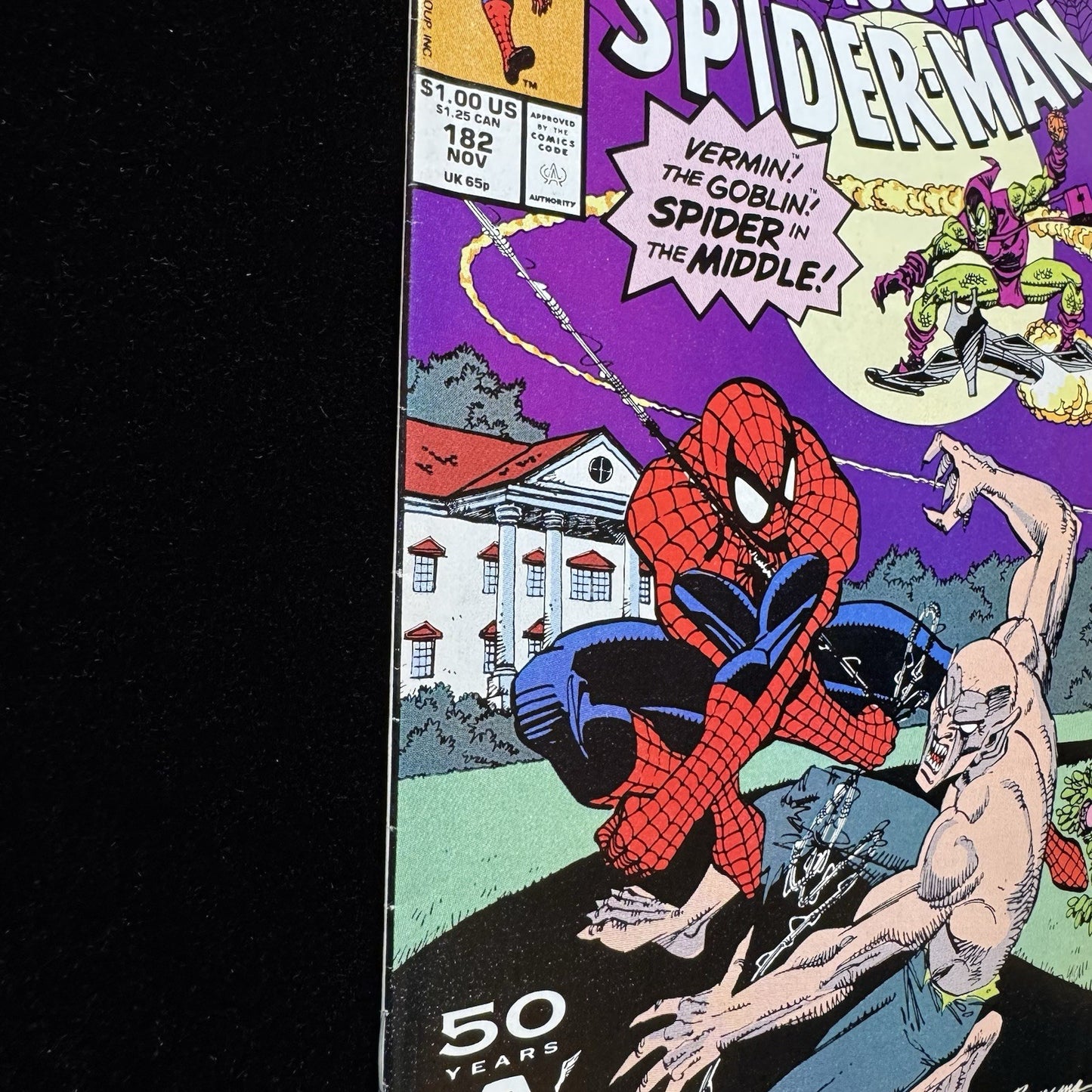 Spectacular Spider-Man 182 - Copper Age Marvel Comics 1991