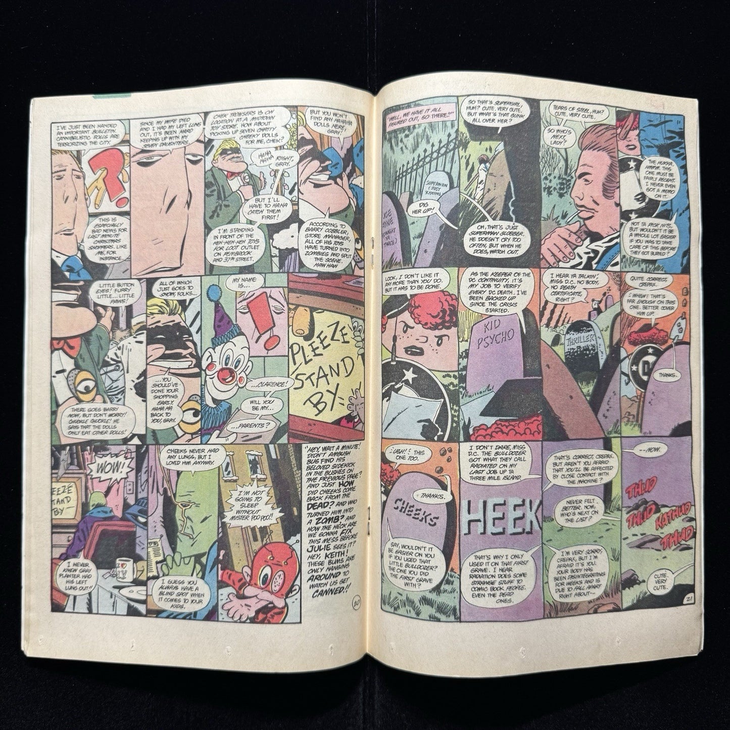 Ambush Bug: Sticking Stuffer 1 - Copper Age Dc Comics 1986