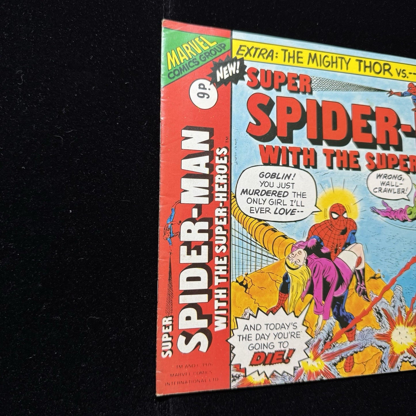 Super Spider-Man With The Super-Heroes 171 - Bronze Age Marvel Uk Comics 1976