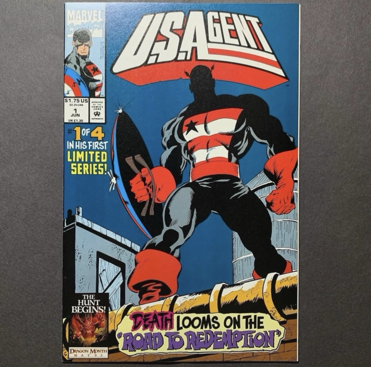 U.S.Agent 1 - 1st Solo U.S.Agent Series - Modern Age Marvel Comics 1993