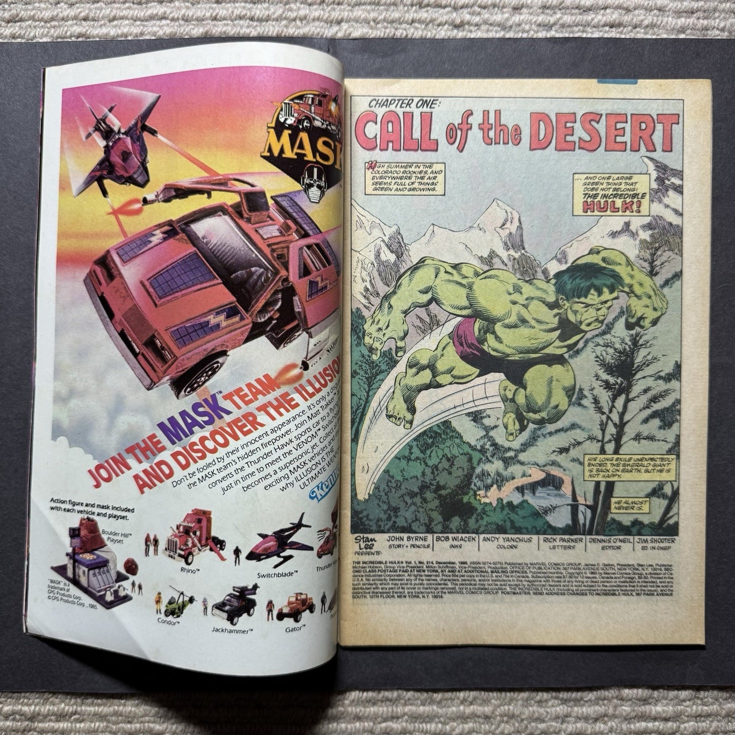 Incredible Hulk 314/ Copper Age Marvel Comics 1985