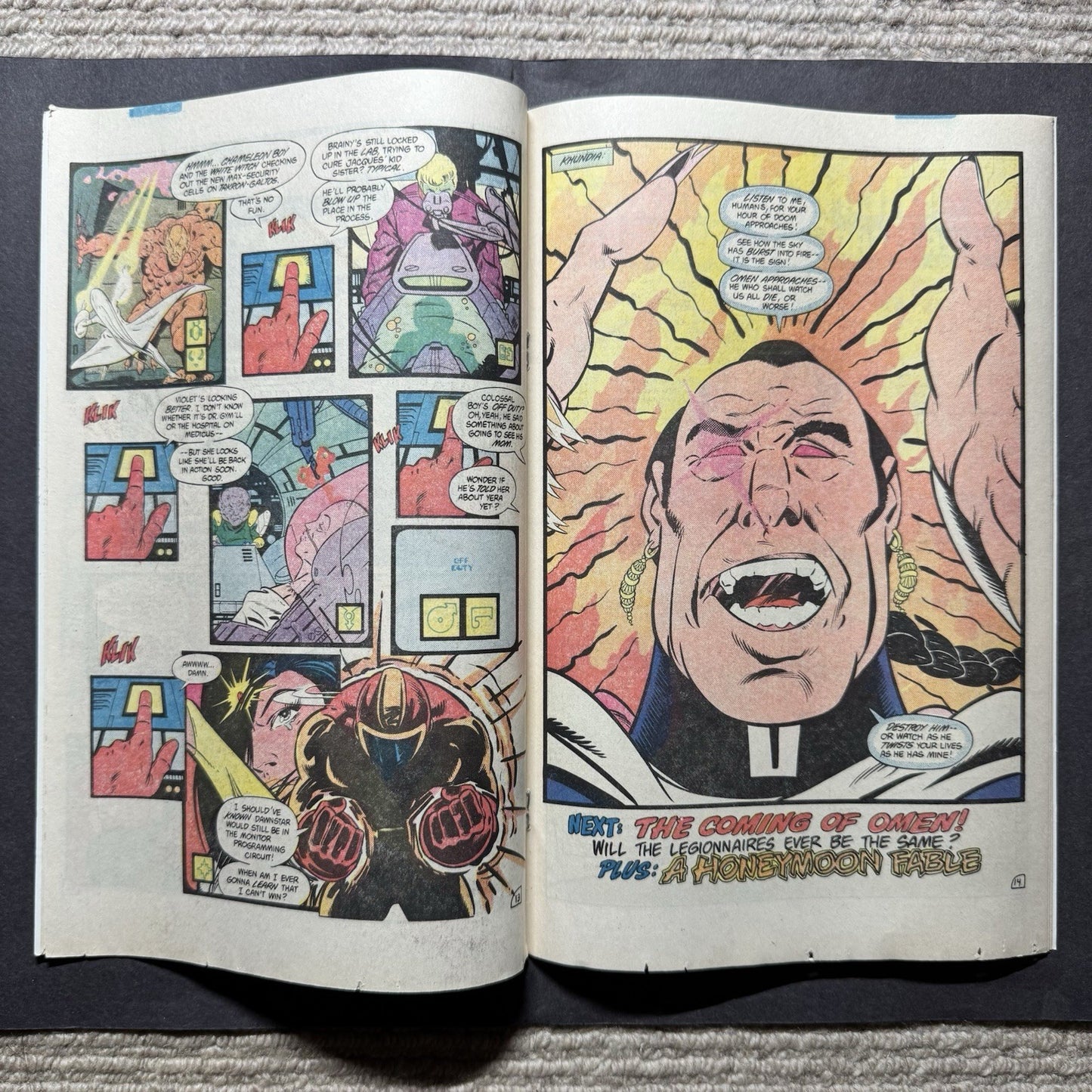 Legion Of Super-Heroes 308 - Copper Age Dc Comics 1984