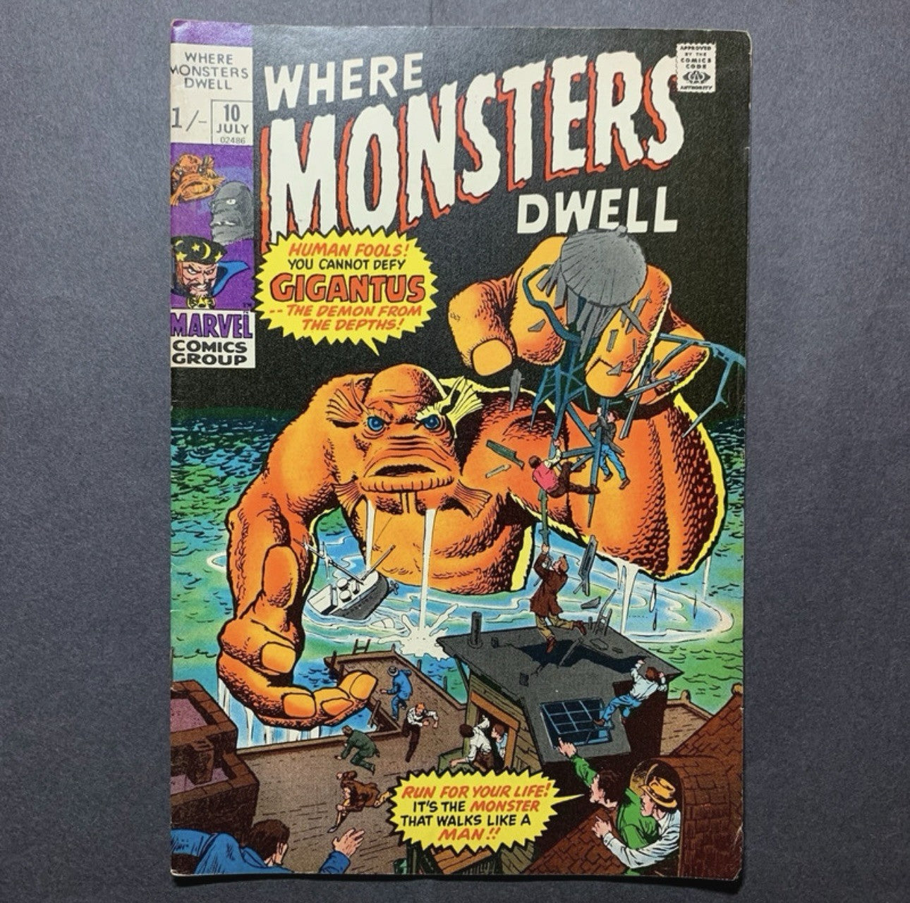 Where Monsters Dwell 10 - Bronze Age Marvel Comics 1971