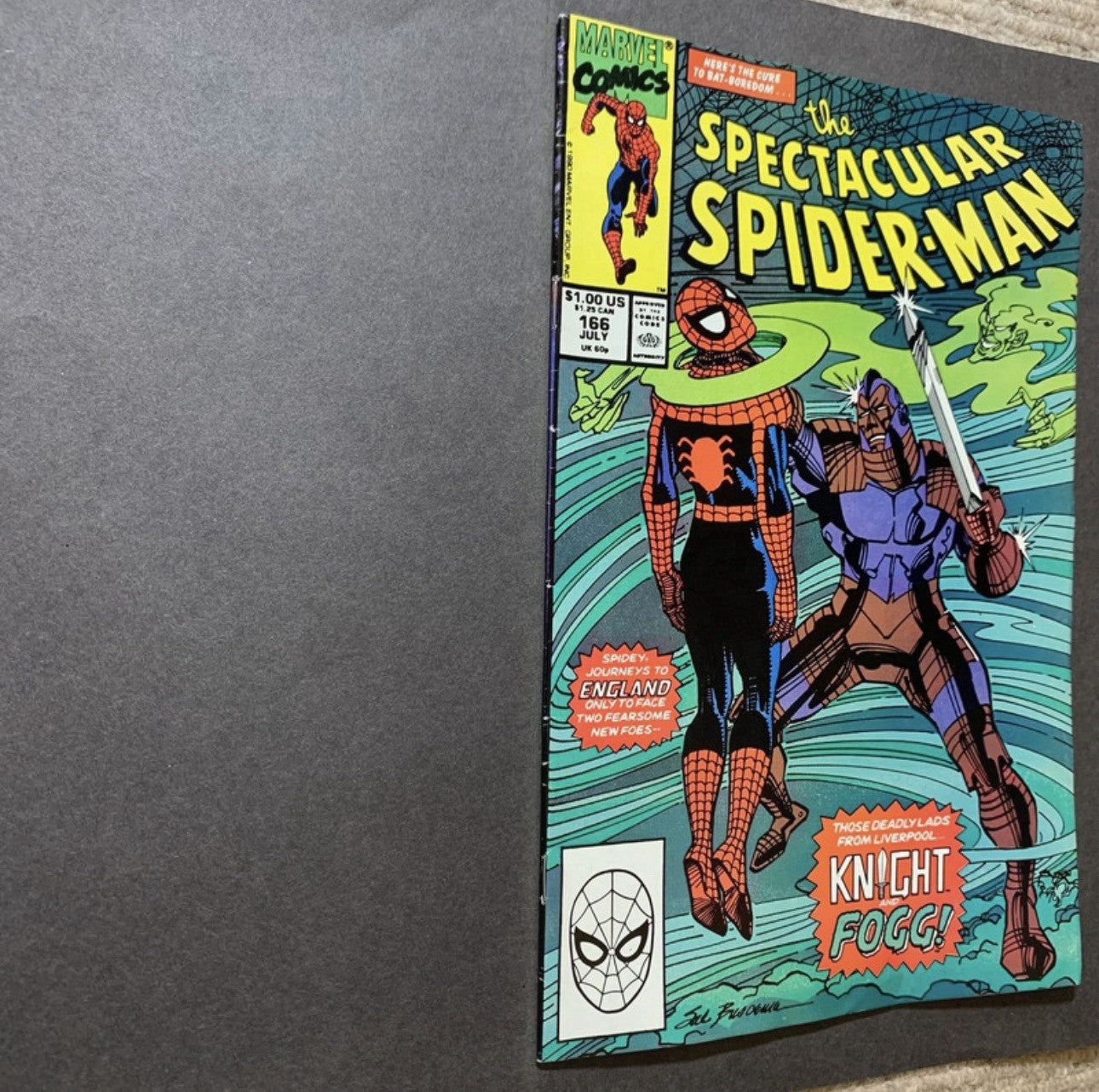 Spectacular Spider-Man 166 - Copper Age Marvel Comics 1990