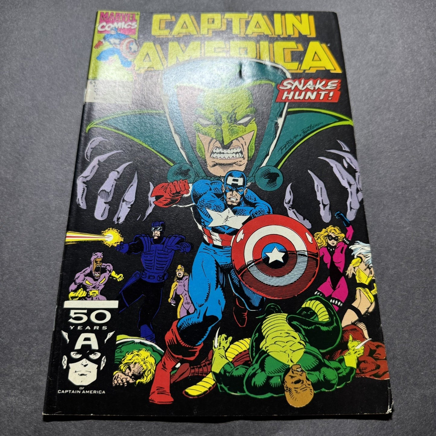 Captain America 382 - Copper Age Marvel Comics 1991