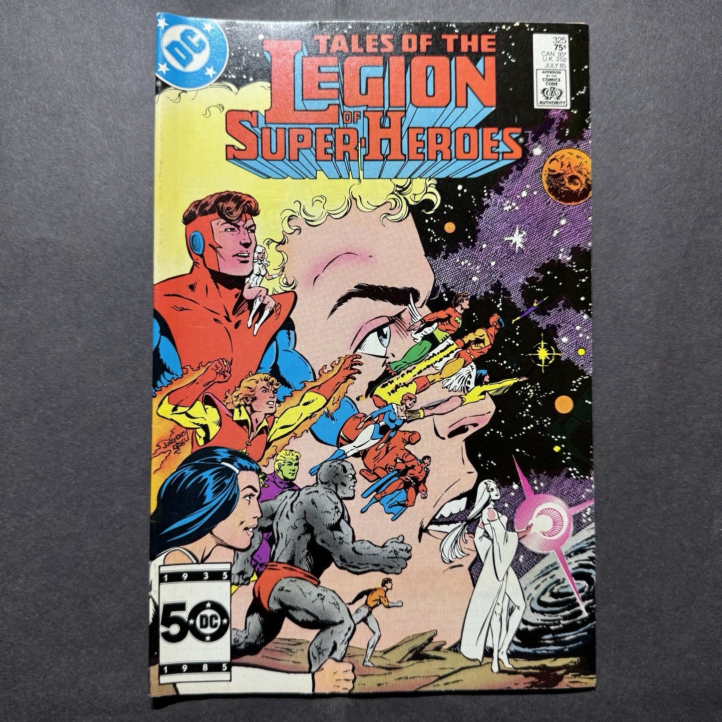 Legion Of Super-Heroes 325 - Copper Age Dc Comics 1985