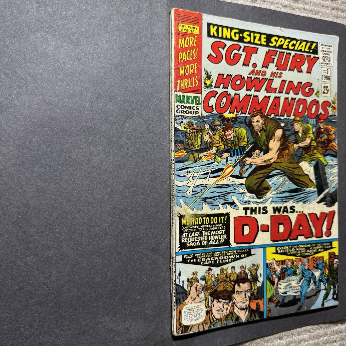 Sgt Fury King Size Annual 2 - Silver Age Marvel Comics 1966