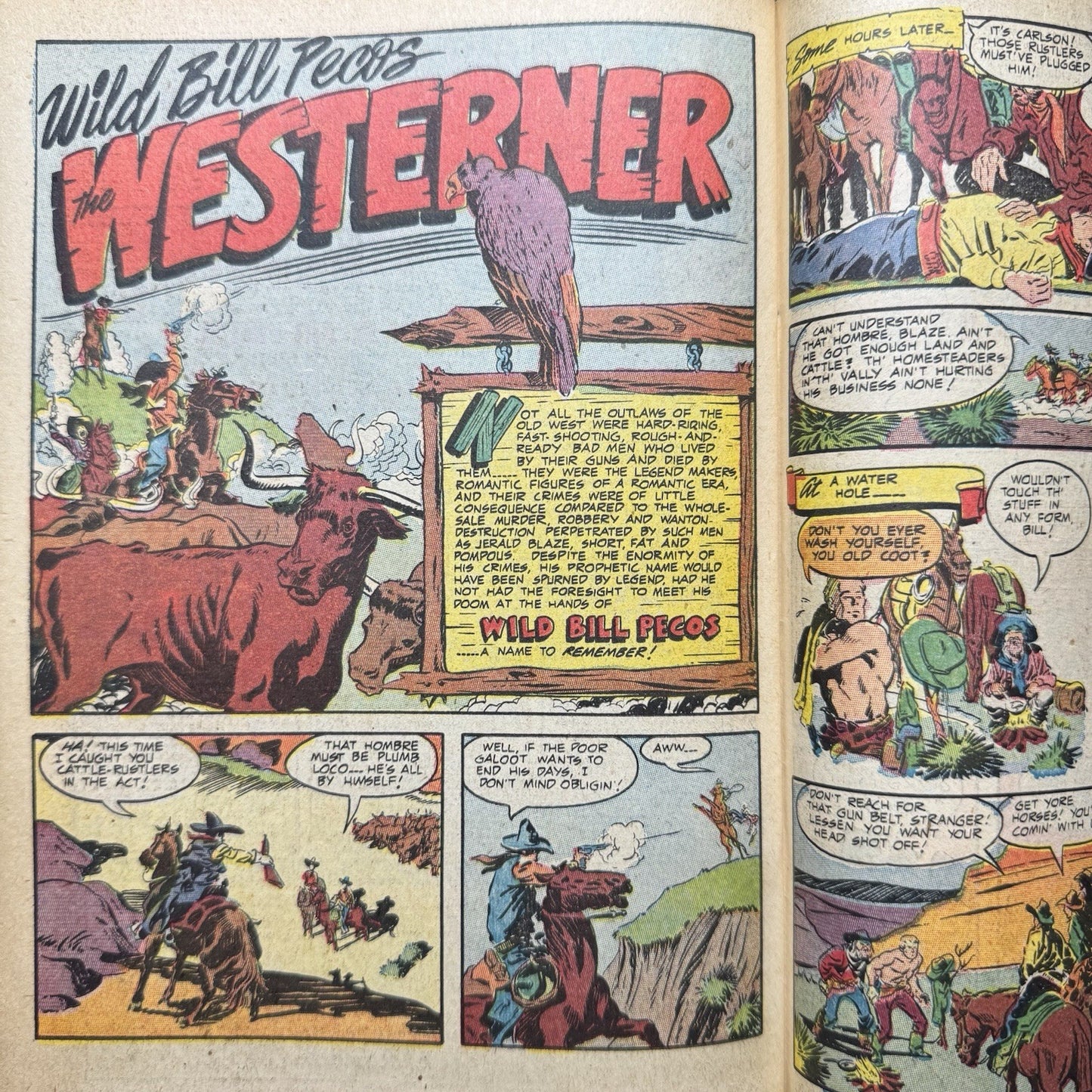 Westerner 14 - Golden Age Orbit-Wanted Comics 1948