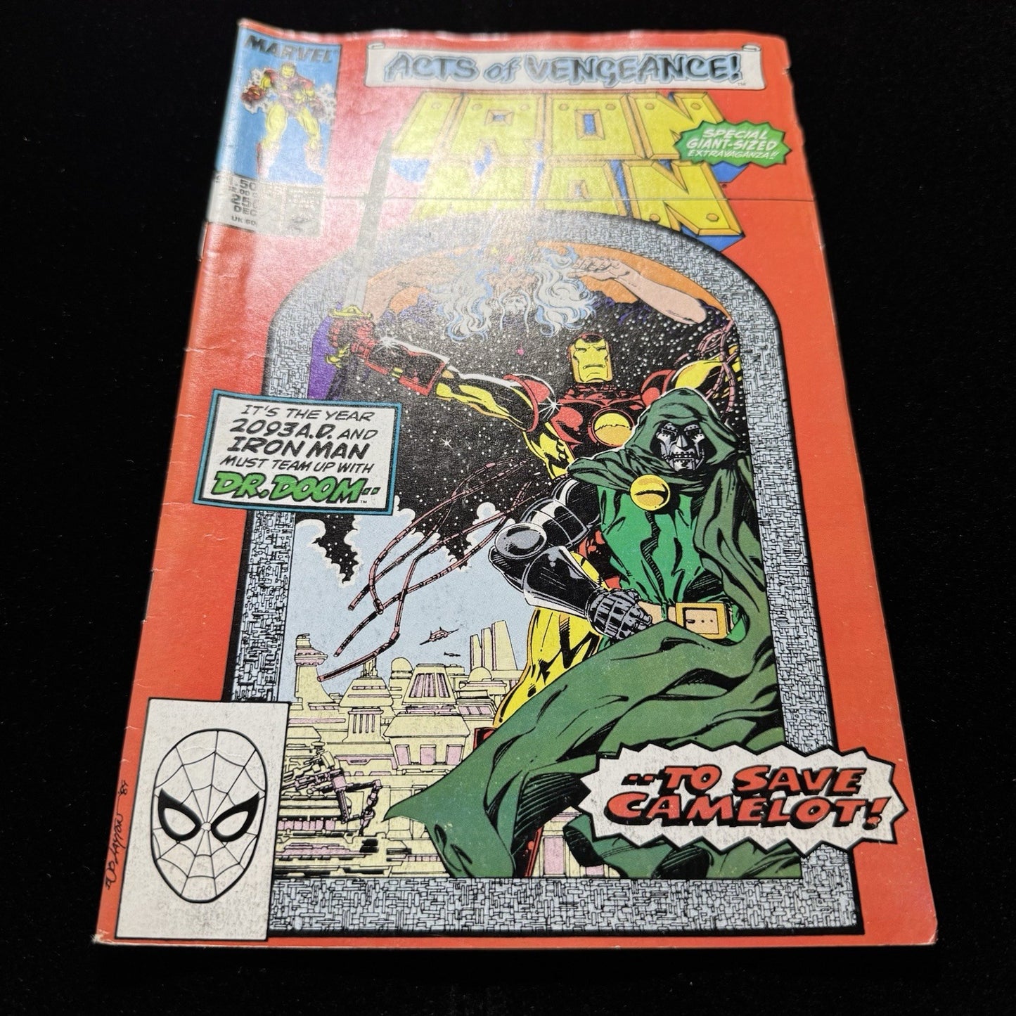 Iron Man 250 - Copper Age Marvel Comics 1989