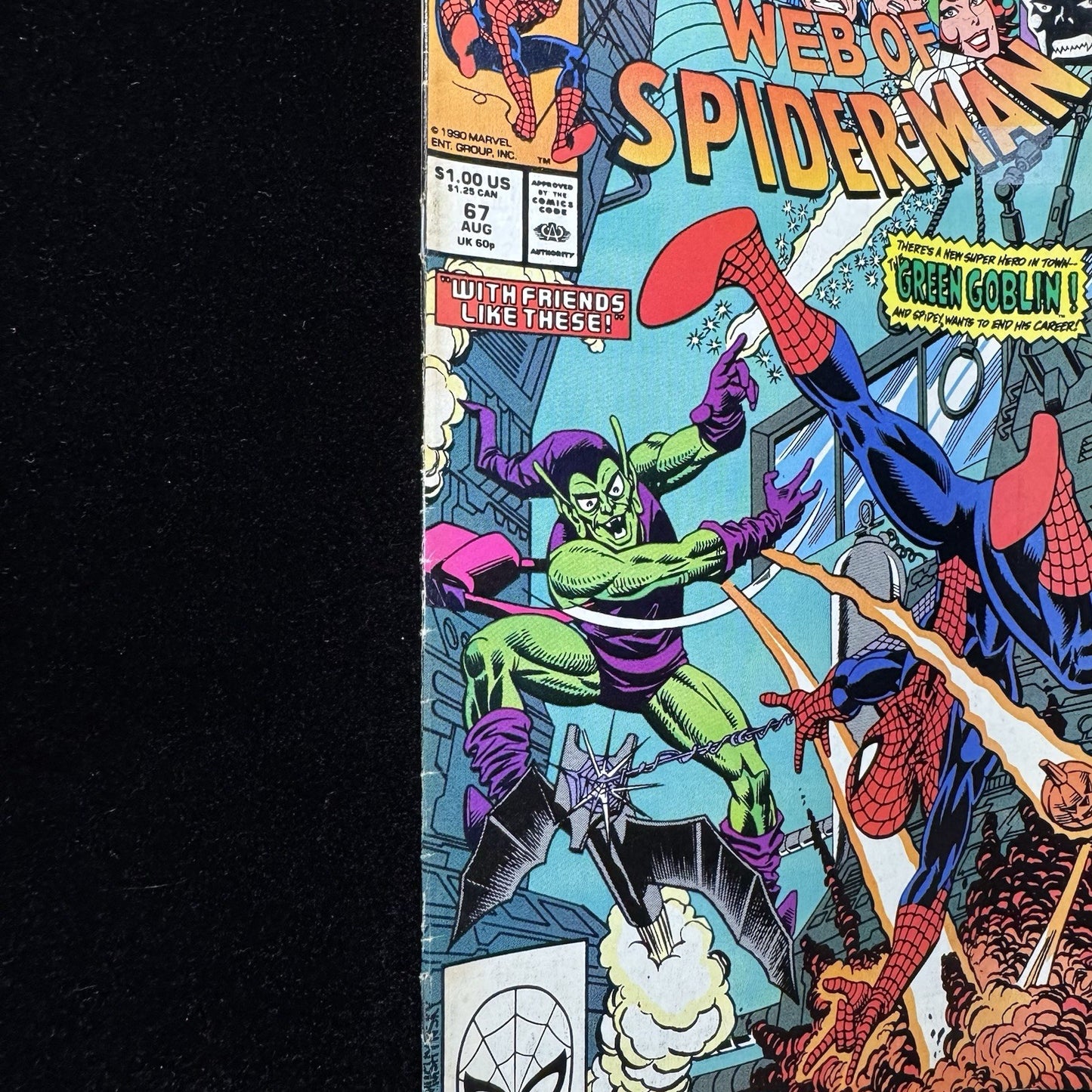 Web Of Spider-Man 67 - Copper Age Marvel Comics 1990