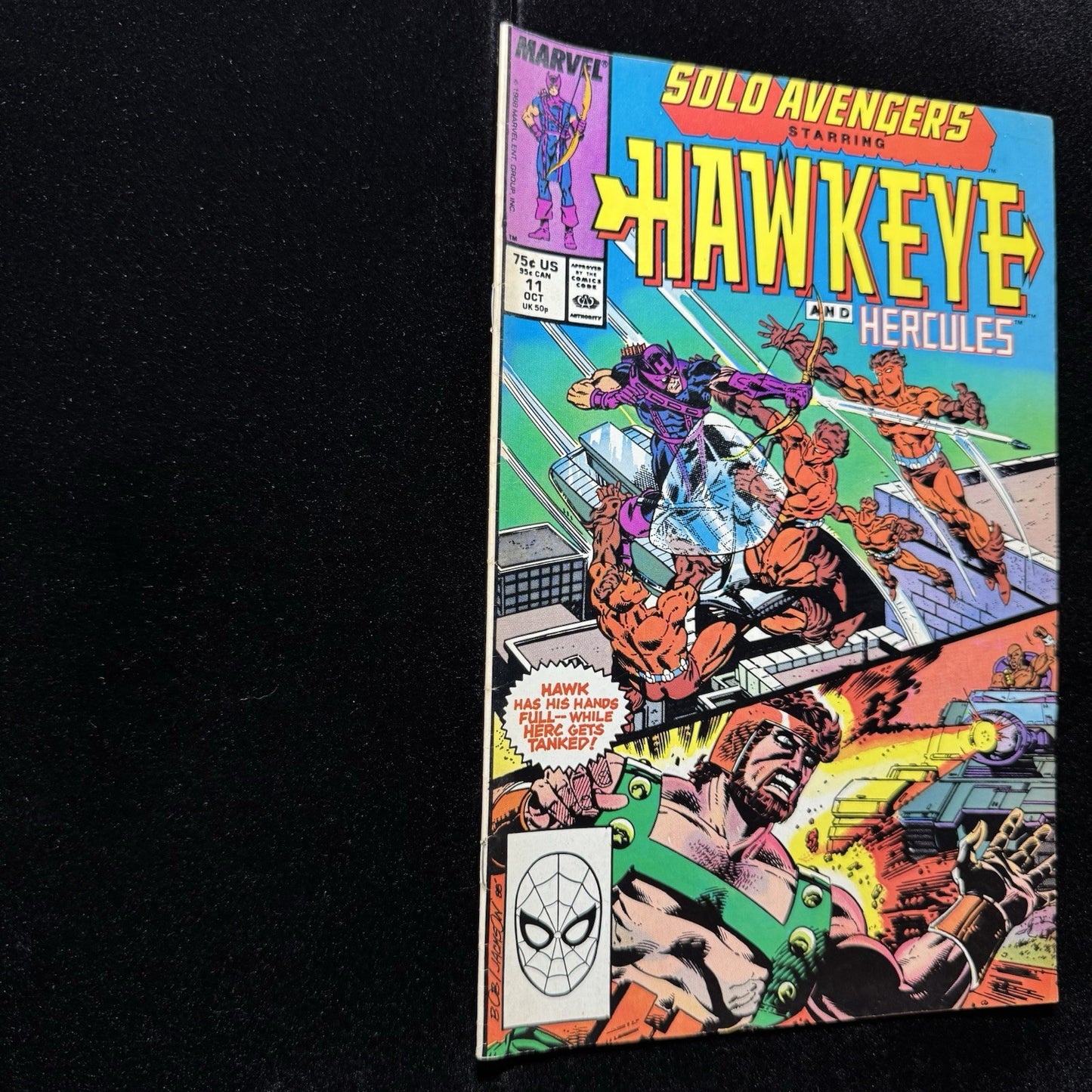 Solo Avengers 11 - Copper Age Marvel Comics 1988