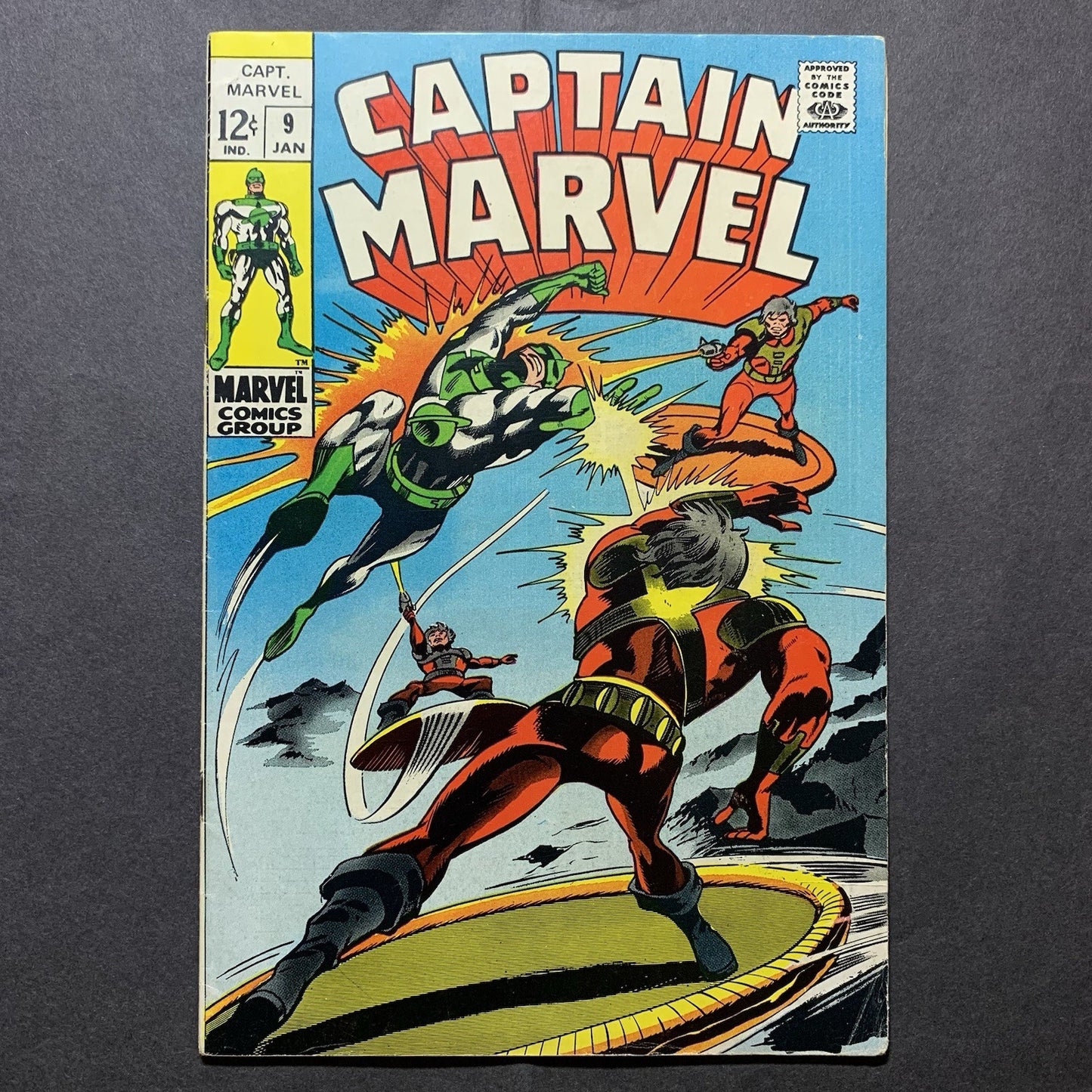 Captain Marvel 9/ Silver Age Marvel Comics 1969