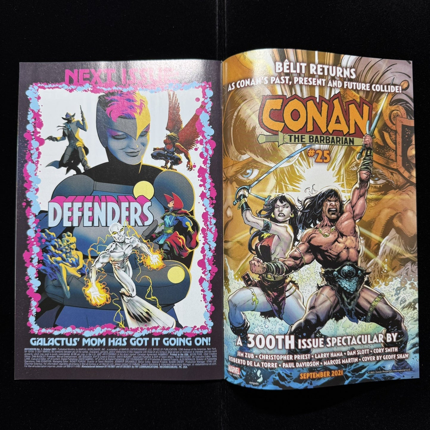 Defenders 1 - Peach Momoko 1:50 Variant - Modern Age Marvel Comics 2021