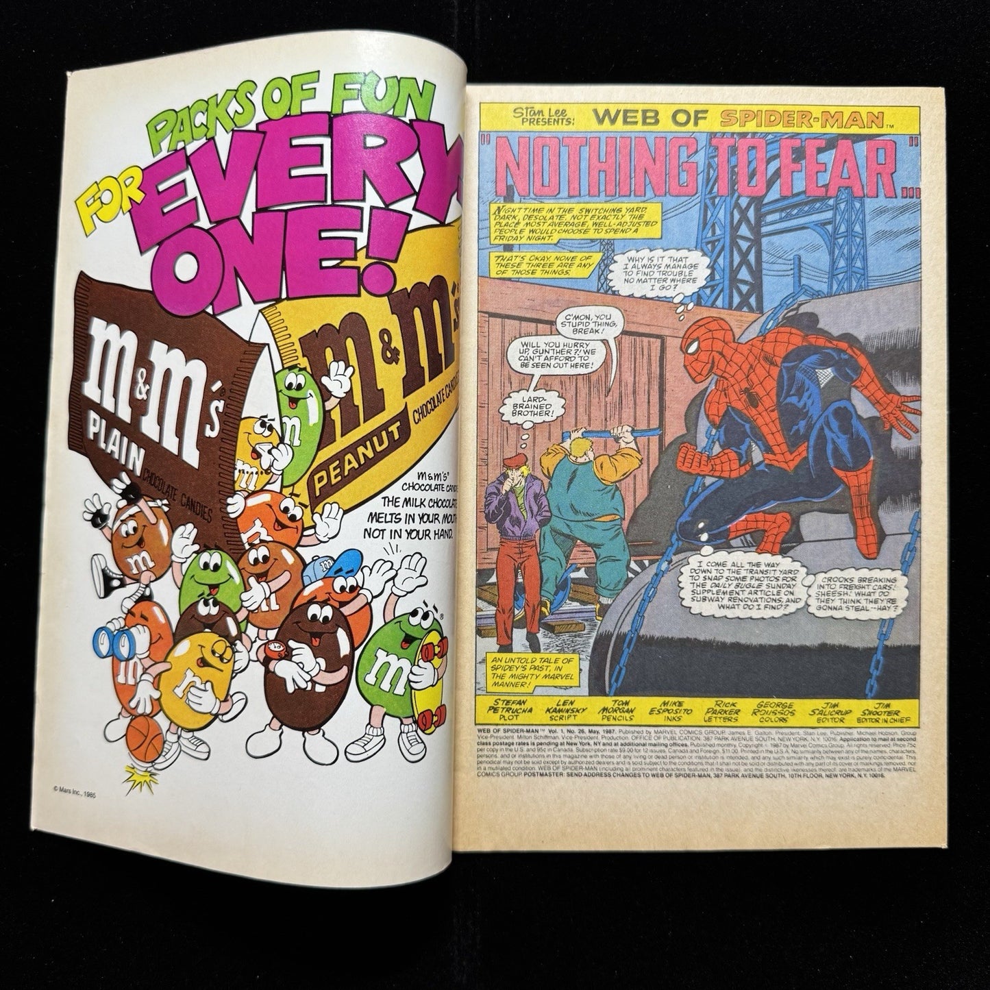 Web Of Spider-Man 26 - Copper Age Marvel Comics 1987