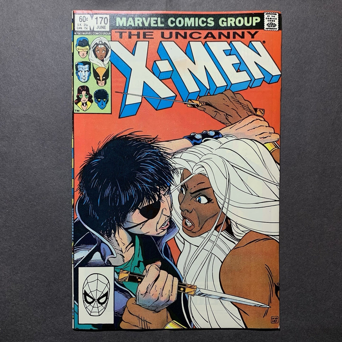 Uncanny x-men 170/ Bronze Age marvel comics 1983