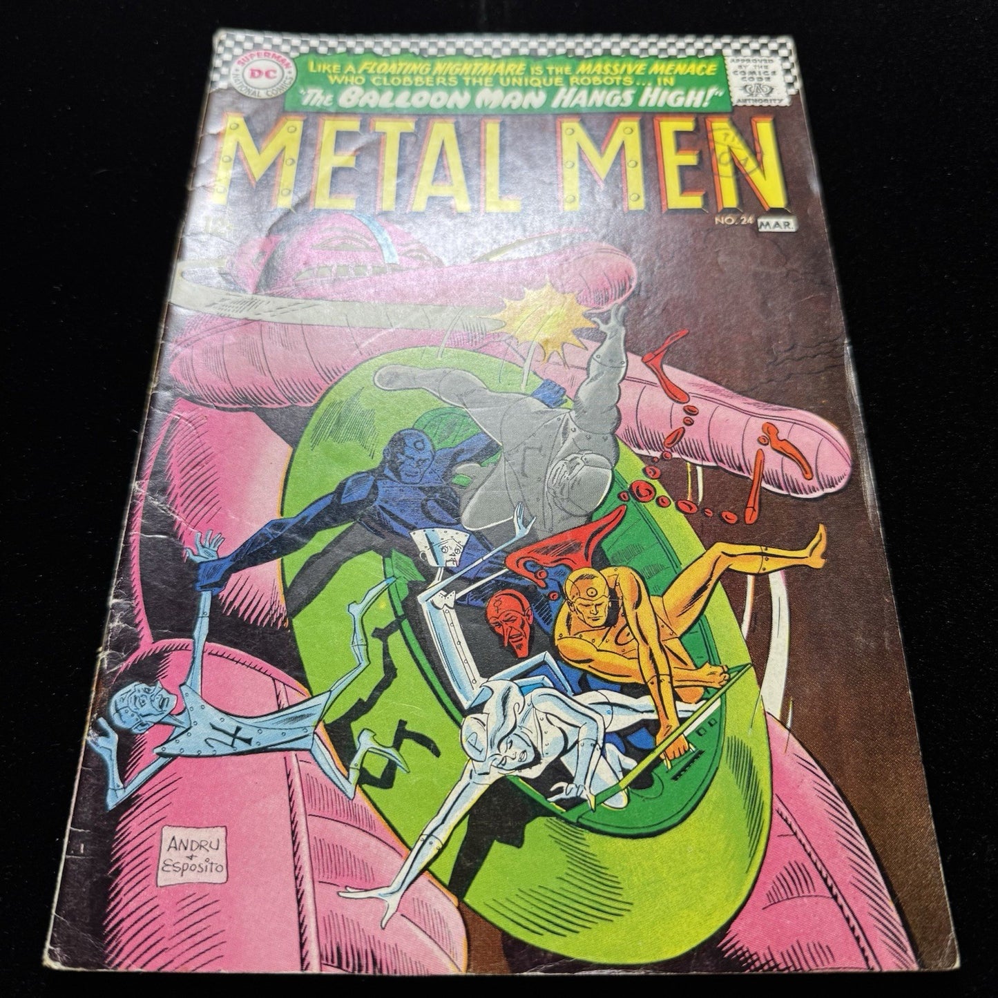 Metal Men 24 - Silver Age Dc Comics 1967