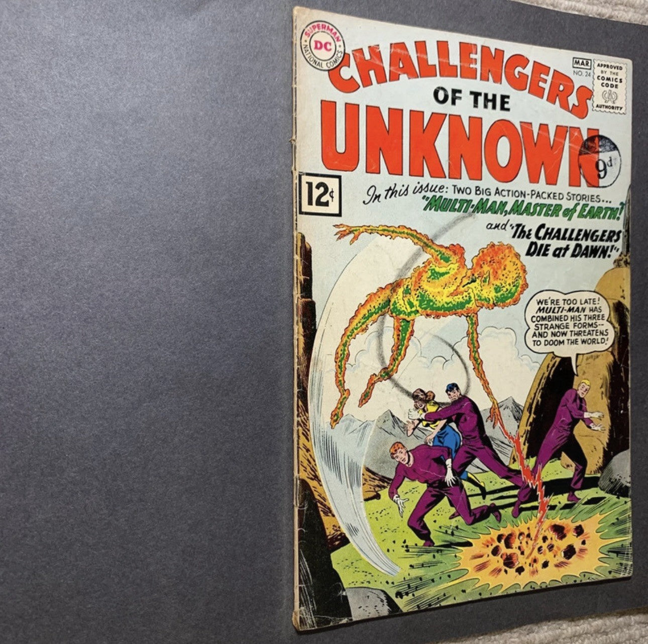 Challengers Of The Unknown 24 - Silver Age Dc Comics 1962
