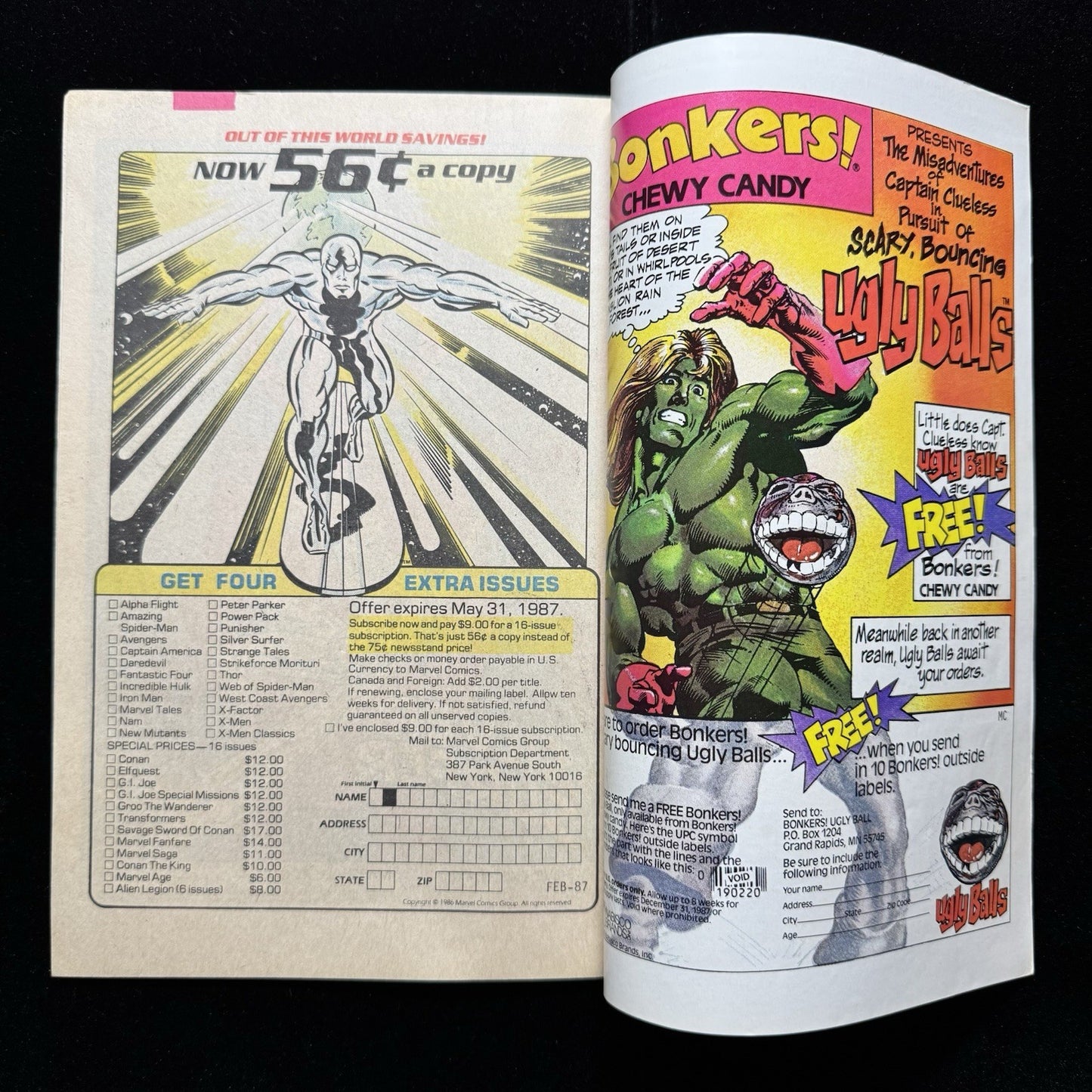 Uncanny X-Men 218 - Copper Age Marvel Comics 1987