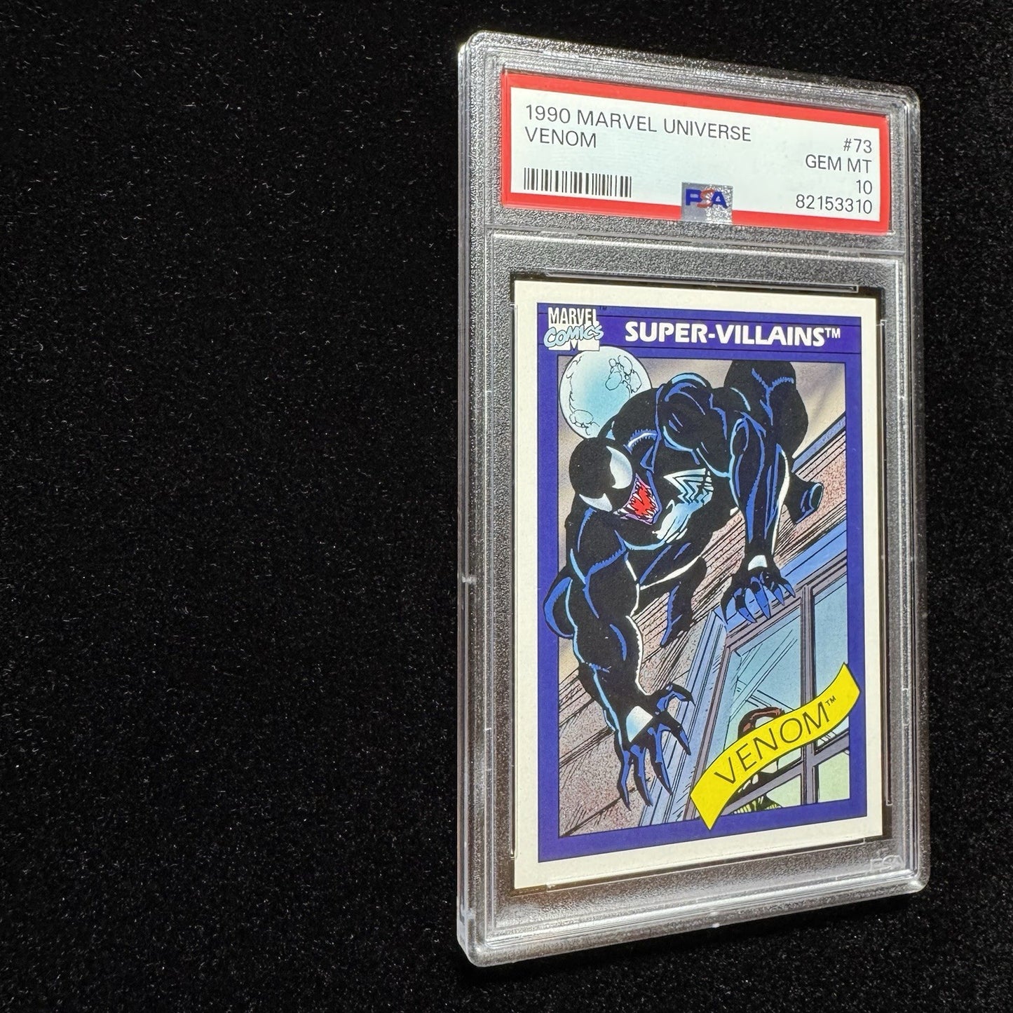 Venom #73 PSA 10 1990 Marvel Universe Impel Trading Card GEM MINT