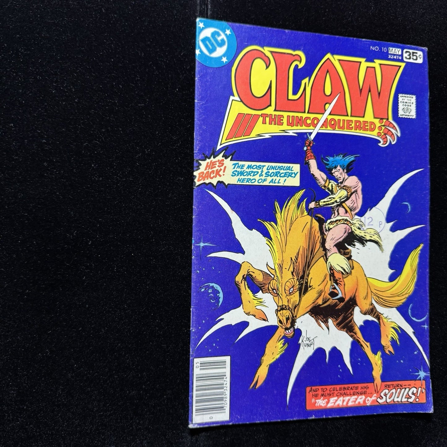 Claw The Unconquered 10 - Bronze Age Dc Comics 1978