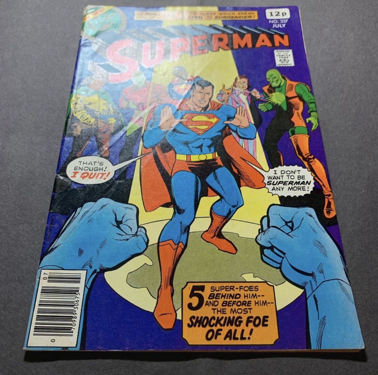 Superman 337 - Bronze Age Dc Comics 1979