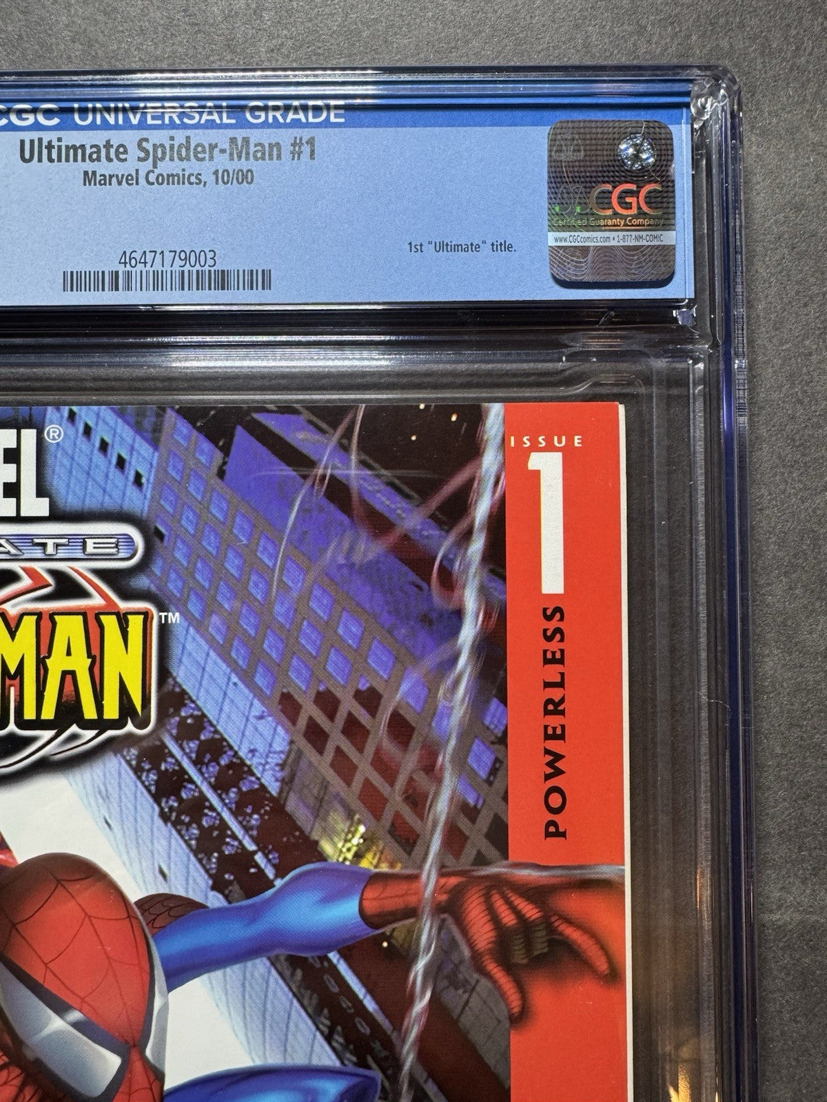 Ultimate Spider-Man 1 - CGC Graded 9.4 - Modern Age Marvel Comics 2000