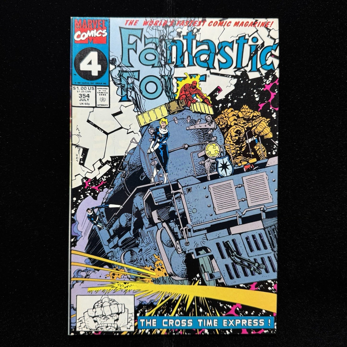 Fantastic Four 354 - 1st Appearance Of Casey - Copper Age Marvel Comics 1991