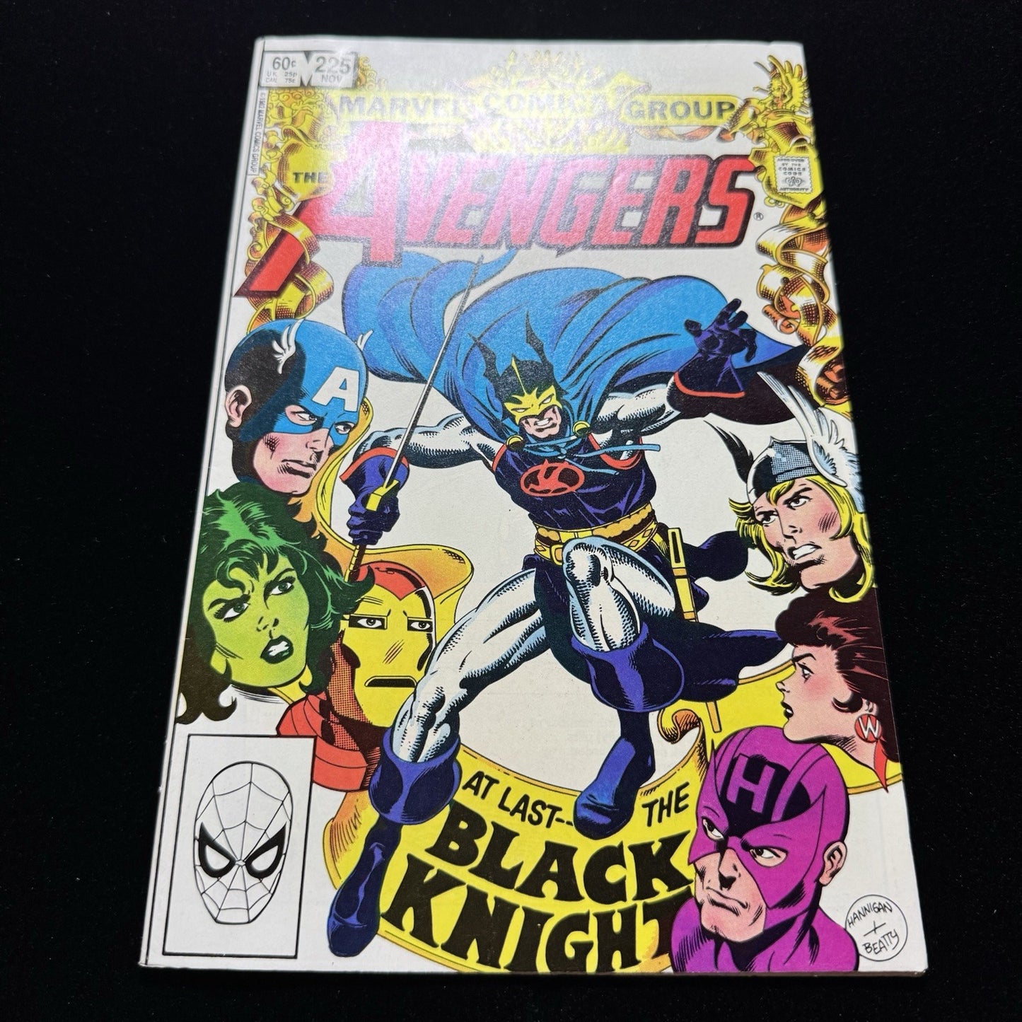 Avengers 225 - Cover Art  By Ed Hannigan - Bronze Age Marvel Comics 1982