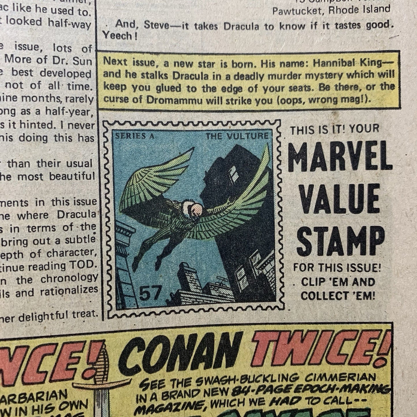 Tomb of Dracula 24/ Bronze Age marvel comics 1974