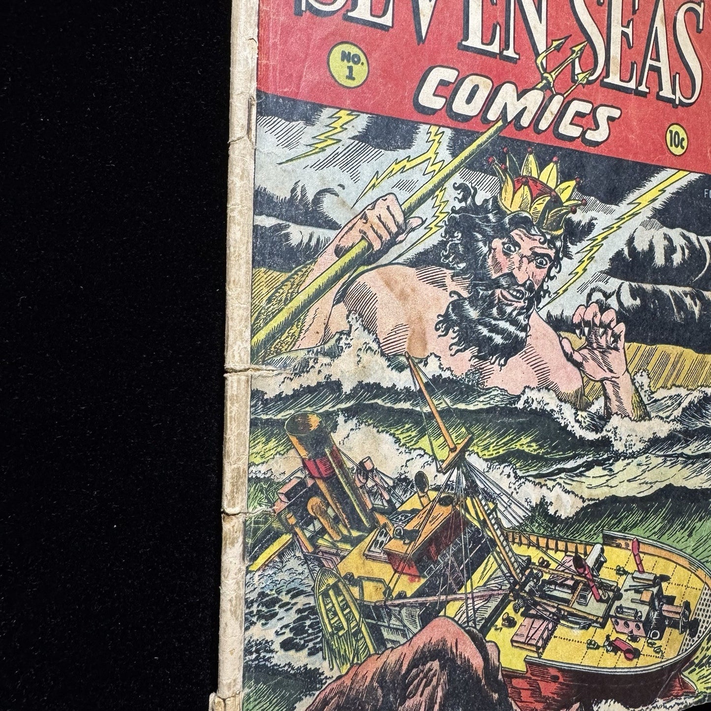 Seven Seas Comics 1 - 1st App Of South Sea Girl - Golden Age Leader Comics 1946