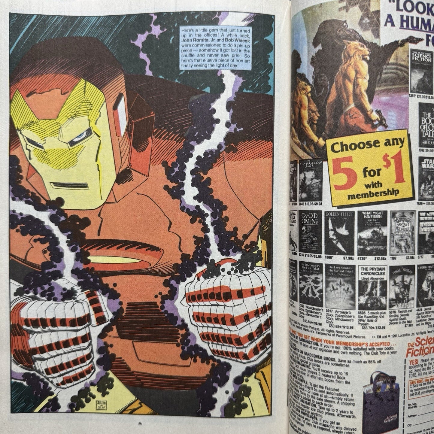Iron Man 275 - Copper Age Marvel Comics 1991