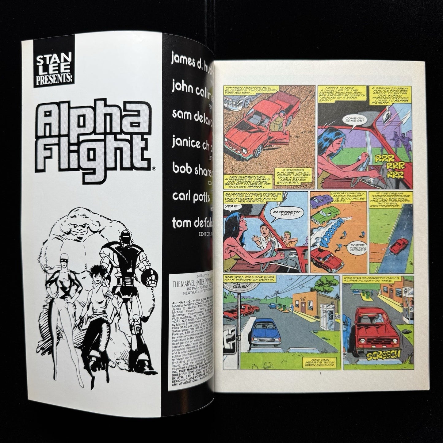 Alpha Flight 68 - Copper Age Marvel Comics 1989
