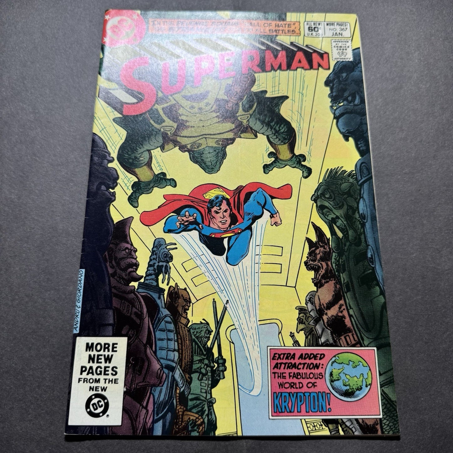 Superman 367 - Bronze Age Dc Comics 1982