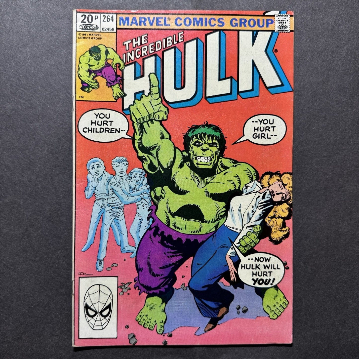 Incredible Hulk 264 - Bronze Age Marvel Comics 1981