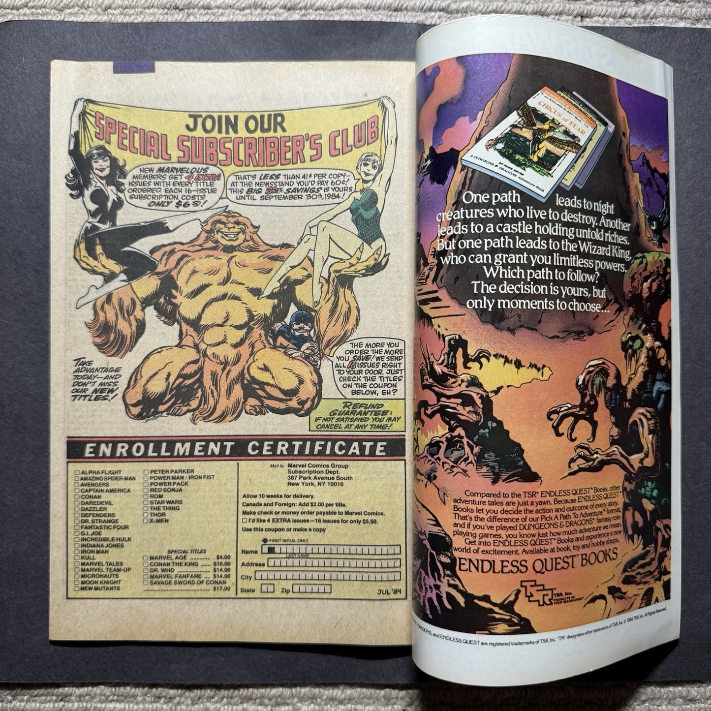 Thor 349 - Copper Age Marvel Comics 1984