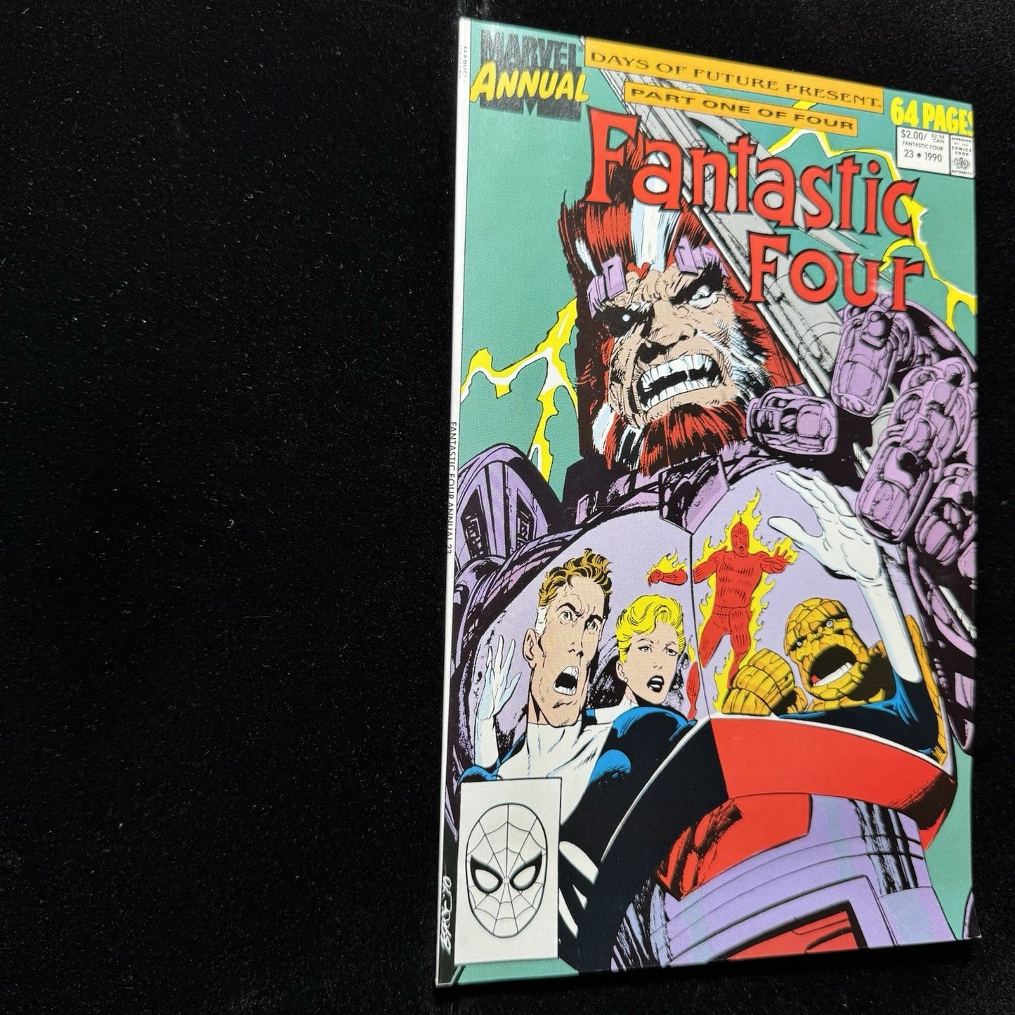 Fantastic Four Annual 23 - 1st App Of Ahab - Copper Age Marvel Comics 1990