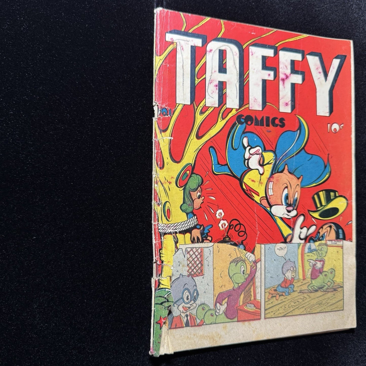 Taffy Comics 1 - 1st Appearance Of Wiggles - Golden Age Rural Home Comics 1945