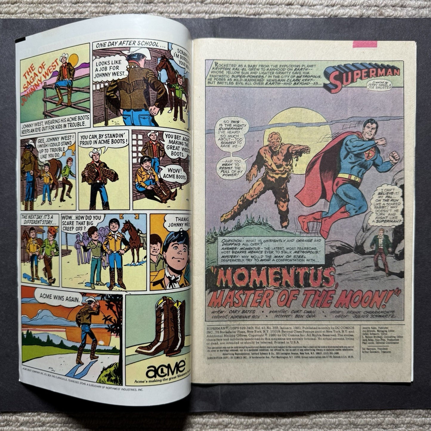 Superman 355 - Bronze Age Dc Comics 1981