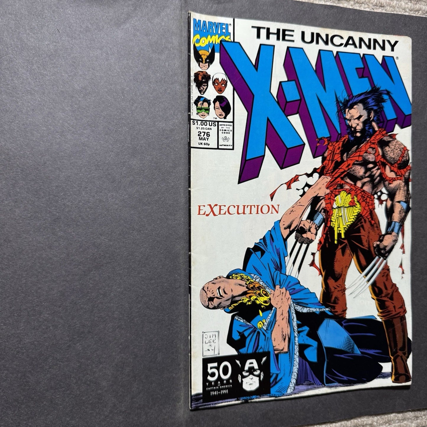 Uncanny X-Men 276/ Copper Age Marvel Comics 1991