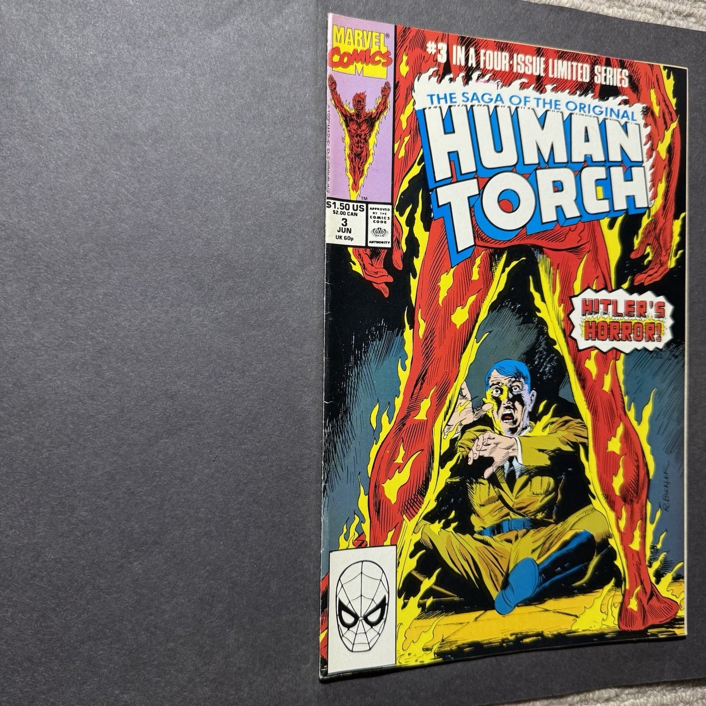 Human Torch 1-4 Full Set/ Copper Age Marvel Comics 1990