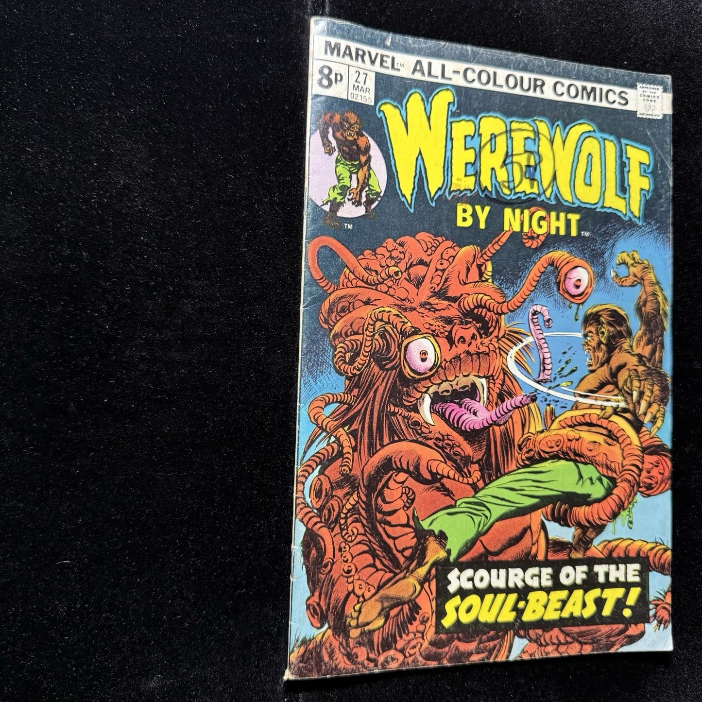 Werewolf By Night 27 - 1st App Dr Glitternight - Bronze Age Marvel Comics 1975