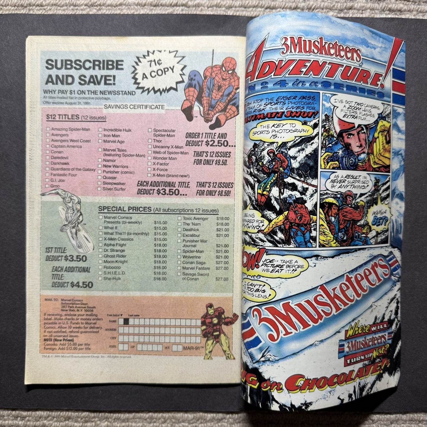 Uncanny X-Men 276/ Copper Age Marvel Comics 1991