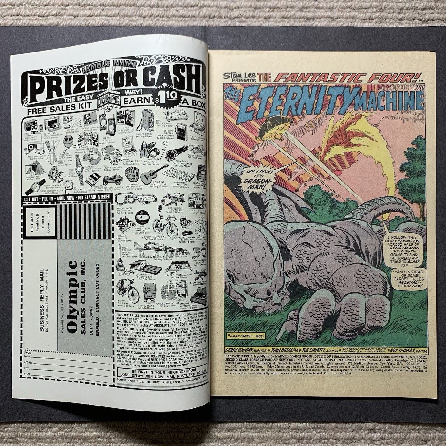 Fantastic Four 135/ Bronze Age Marvel Comics 1973