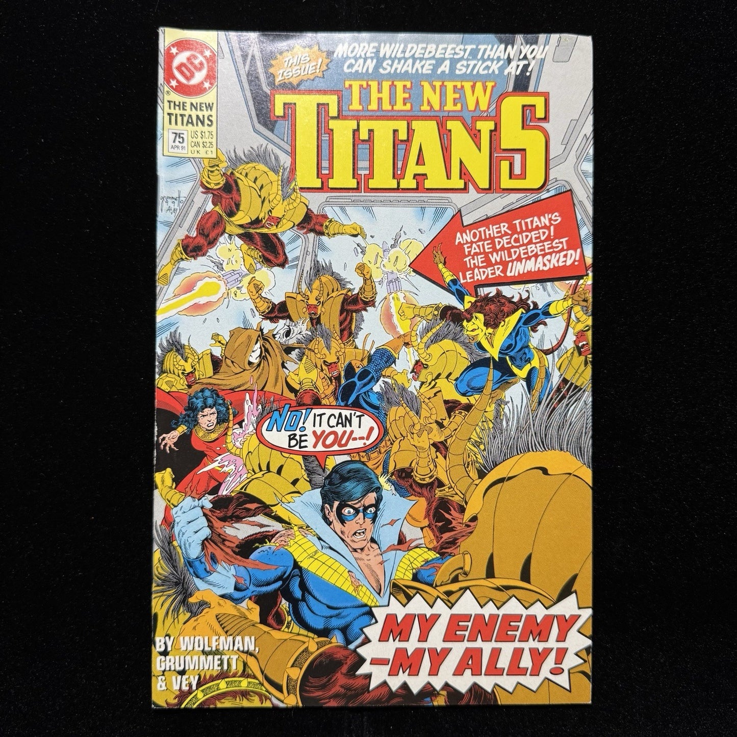 New Titans 75 - Copper Age Dc Comics 1991