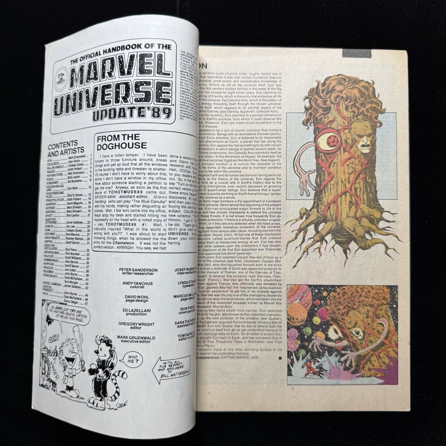 The Official Handbook of the Marvel Universe 3 - Copper Age Marvel Comics 1989