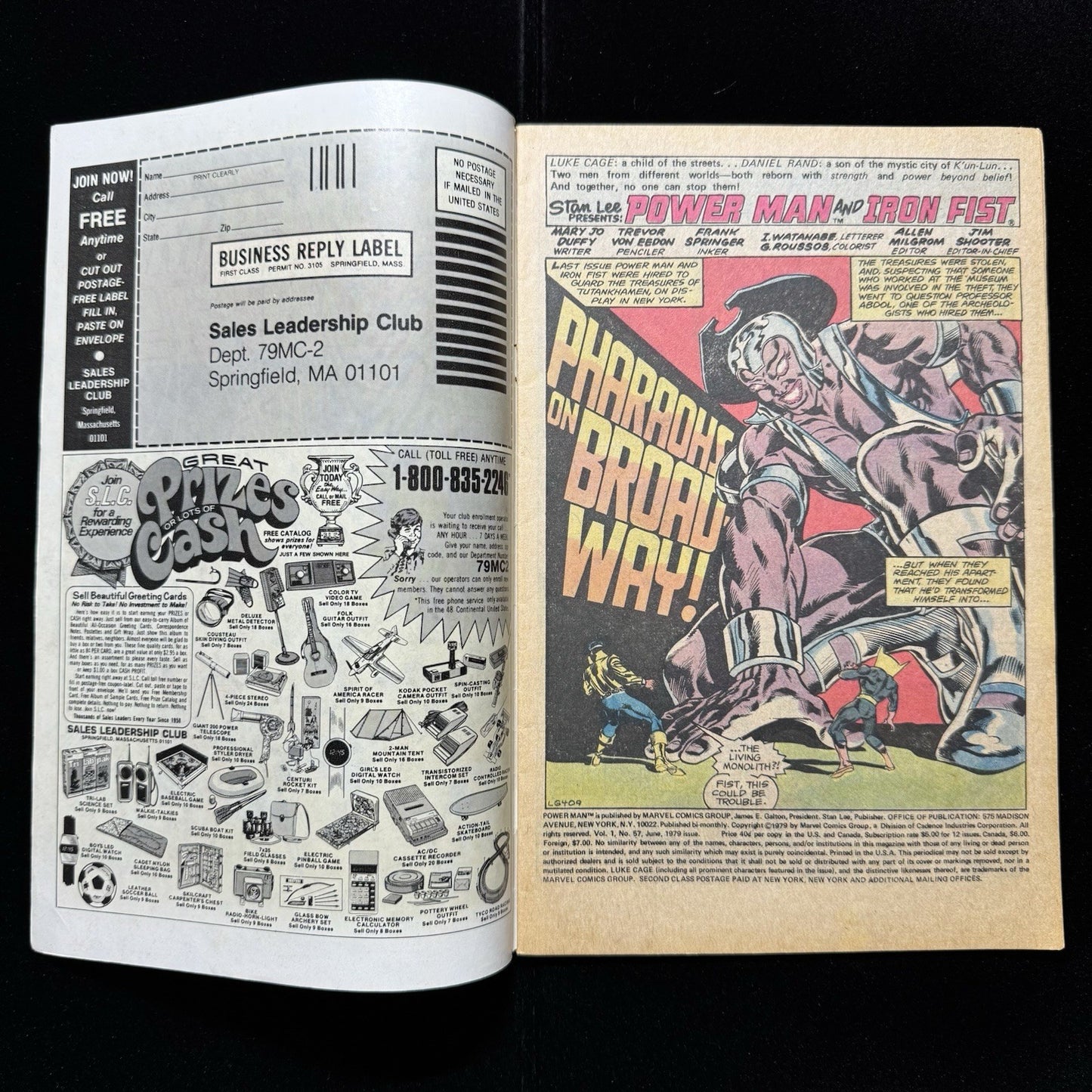 Power Man And Iron Fist 57 - Bronze Age Marvel Comics 1979