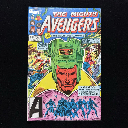 Avengers 243 - 1st Mention West Coast Avengers - Copper Age Marvel Comics 1984