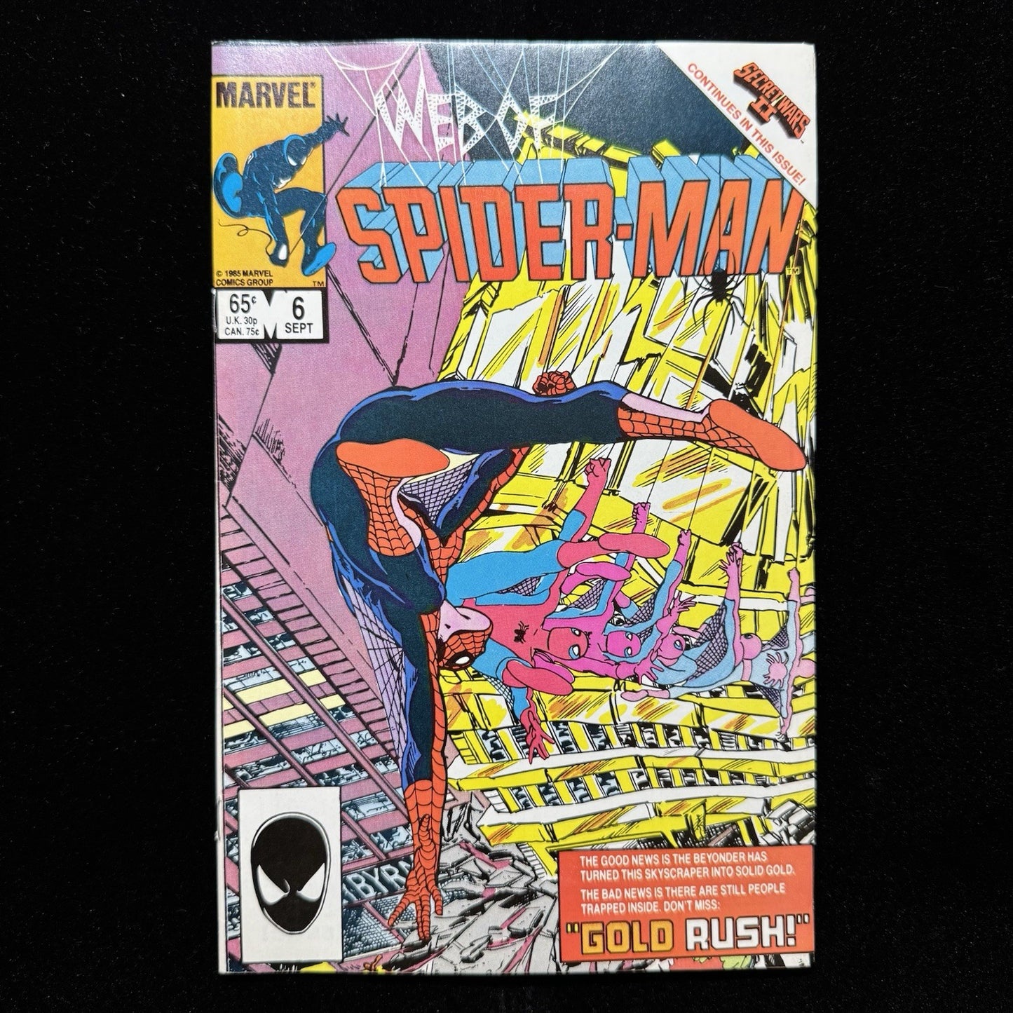 Web Of Spider-Man 6 - Copper Age Marvel Comics 1985